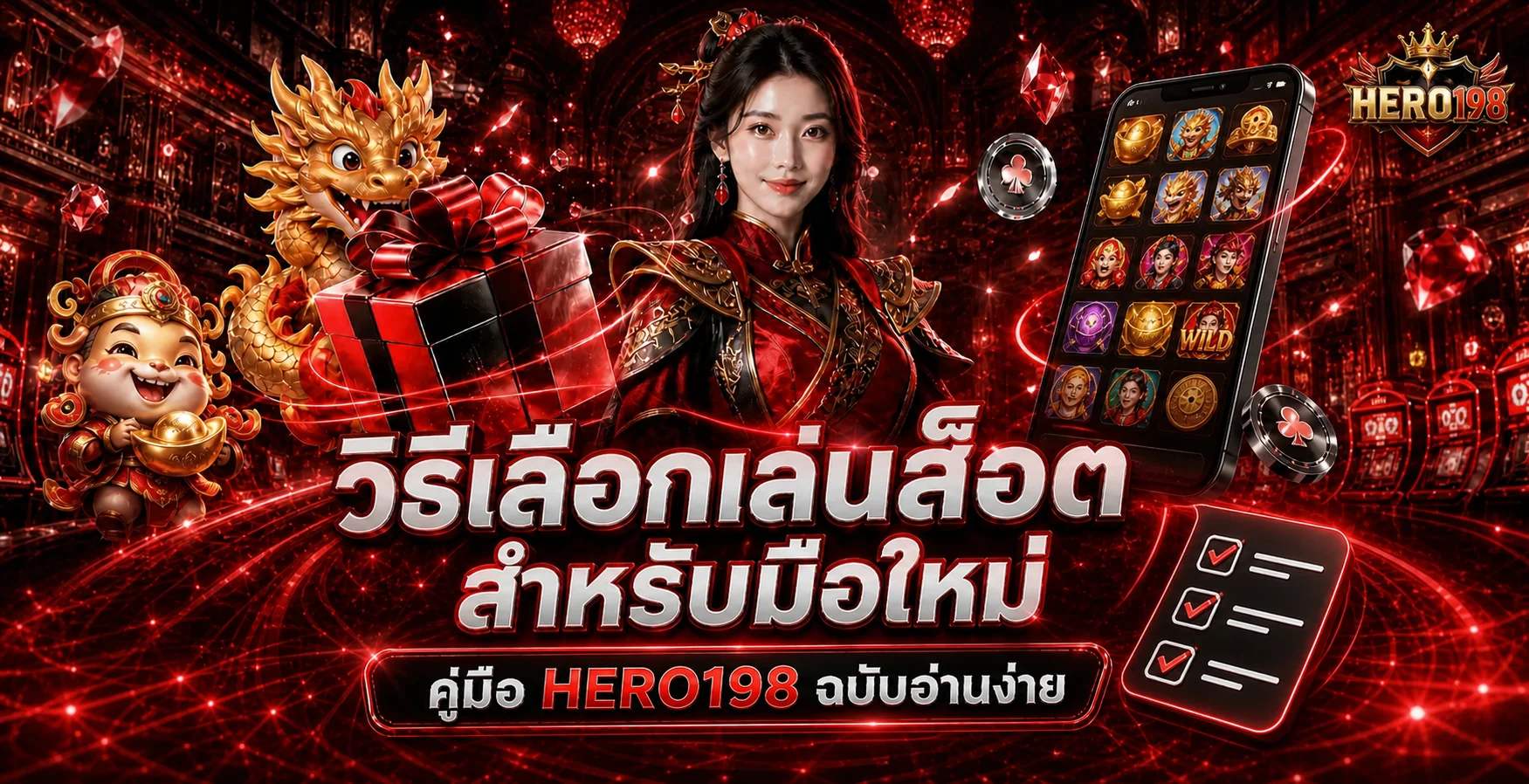 HERO198 วิธีเลือกเล่นสล็อตสำหรับมือใหม่